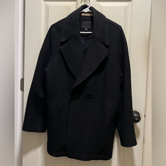 Banana Republic wool peacoat in medium - Picture 2 of 3